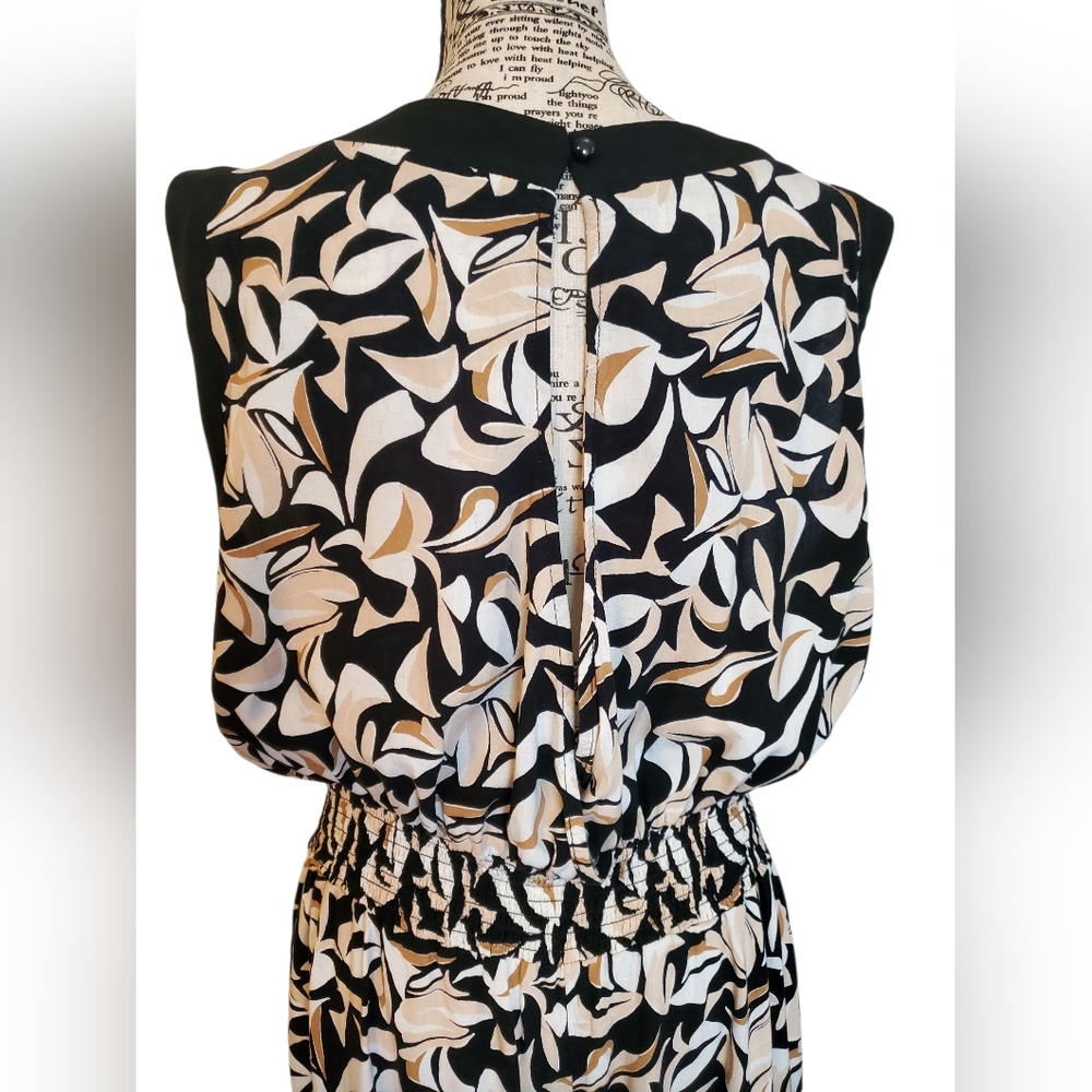 Luxology Womens Sleeveless Print Jumpsuit Size: 3X - Picture 7 of 14